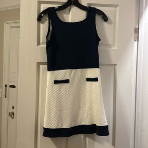 Sally Miller blue and white classic dress